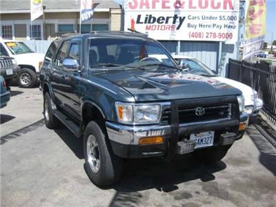 Used Toyota 4Runner 1993 : $4999