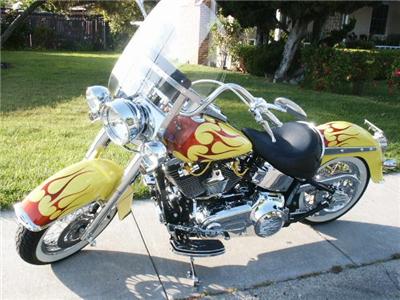 Used HARLEY DAVIDSON FLSTN 2007 : $17500