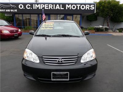 Used Toyota Corolla 2003 : $7995