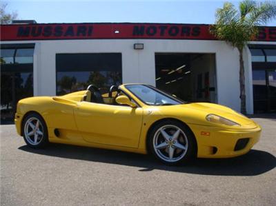 Used Ferrari 360Spider 2002 : $94900