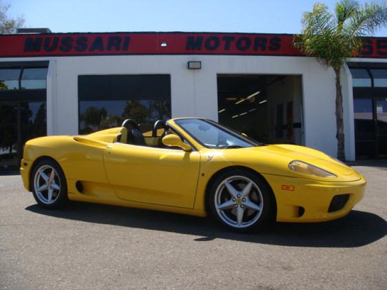 Used Ferrari 360 Spider 2002 : $94889