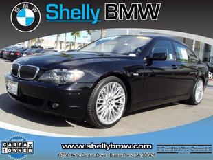 used BMW 750 Li 2007 : $48795
