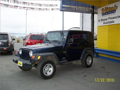 Used Jeep Wrangler 2003 : $13999