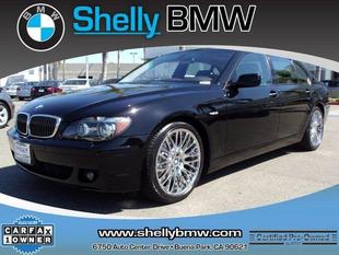 used BMW 750 Li 2007 : $45895