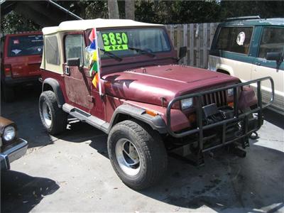 Used Jeep Wrangler 1988 : $3850
