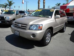 used Toyota Highlander 2005 : $14583