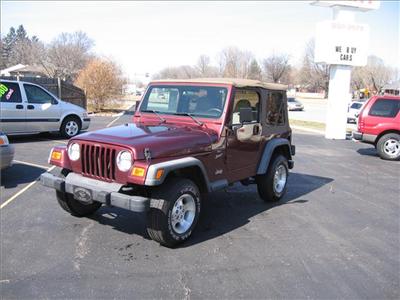 Used Jeep Wrangler 2001 : $12880