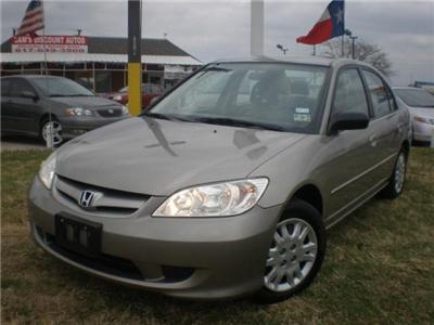 New Honda Civic 2005 : $7450