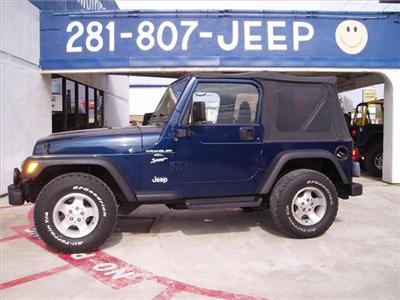Used Jeep Wrangler 2001 : $10995