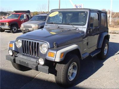Used Jeep Wrangler 2001 : $0