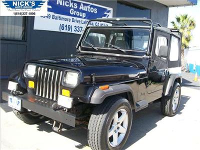 Used Jeep Wrangler 1995 : $7988