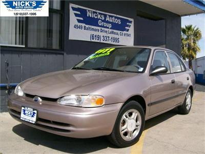 Used Chevrolet Prizm 2001 : $4988