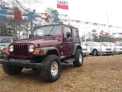 Used Jeep Wrangler 2003 : $10900