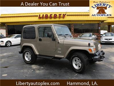 Used Jeep Wrangler 2004 : $14970
