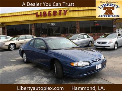 Used Chevrolet MonteCarlo 2005 : $7960