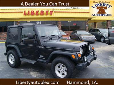 Used Jeep Wrangler 2004 : $13970