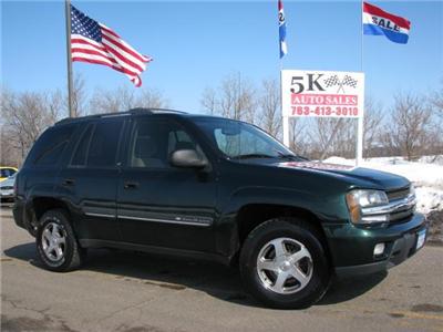 Used Chevrolet TrailBlazer 2002 : $5490