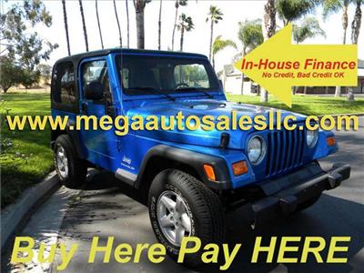Used Jeep Wrangler 2003 : $10995