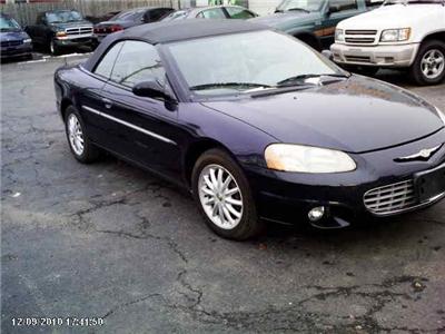 Used Chrysler Sebring 2002 : $4000