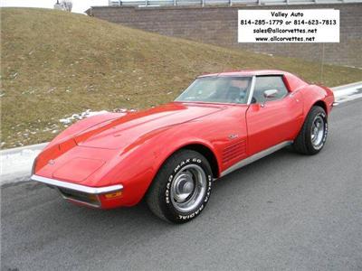 Used Chevrolet Corvette 1972 : $12500