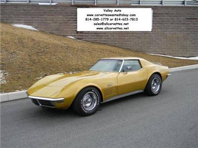 Used Chevrolet Corvette 1971 : $14500