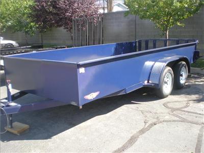 New H & H TRAILER 85X16SOLIDSIDETANDEMAXLE 2009 : $2275