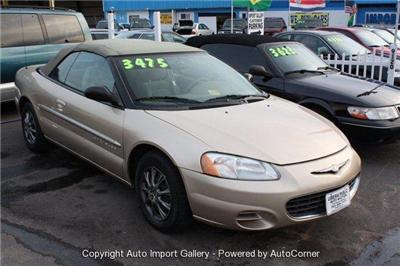 Used Chrysler Sebring 2001 : $3499