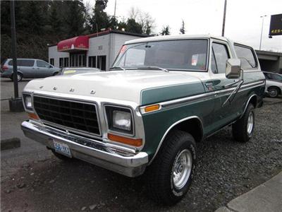 Used Ford Bronco 1979 : $0